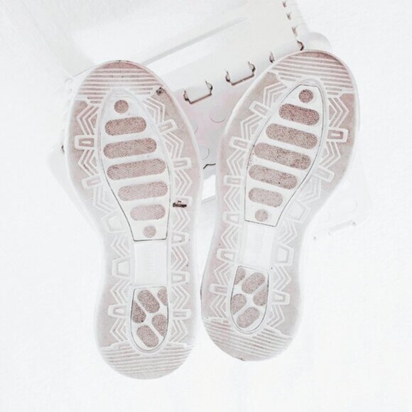 PUMA OSLO MAJA White + Mint Blue Platform Sneakers - Picture 6 of 16